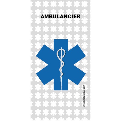 Caducée Ambulancier, voiture